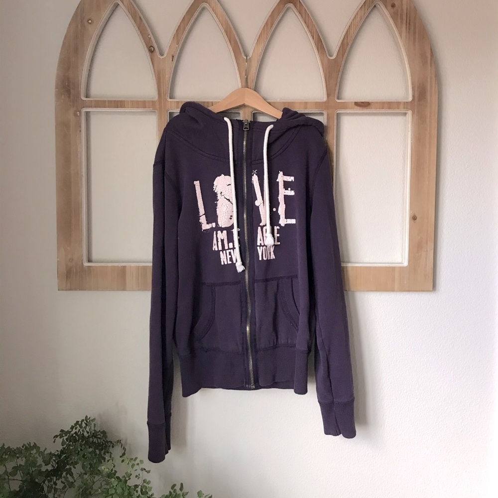 American Eagle Zip Up Hoodie